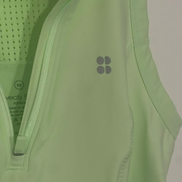 Sweaty Betty Mint Green Zip-Up Top Power Tennis
Tank Top Matcha Green Medium - Picture 5 of 8